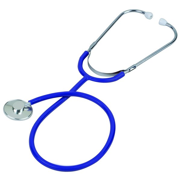 Veridian Healthcare Prism Aluminum Single Head Nurse Stethoscope, Royal Blue, Boxed 05-12303